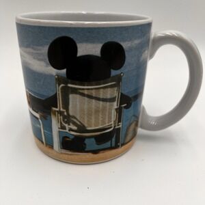 The Disney Store - Mickey Mouse At The Beach - Coffee Cup Mug X Large - Vintage